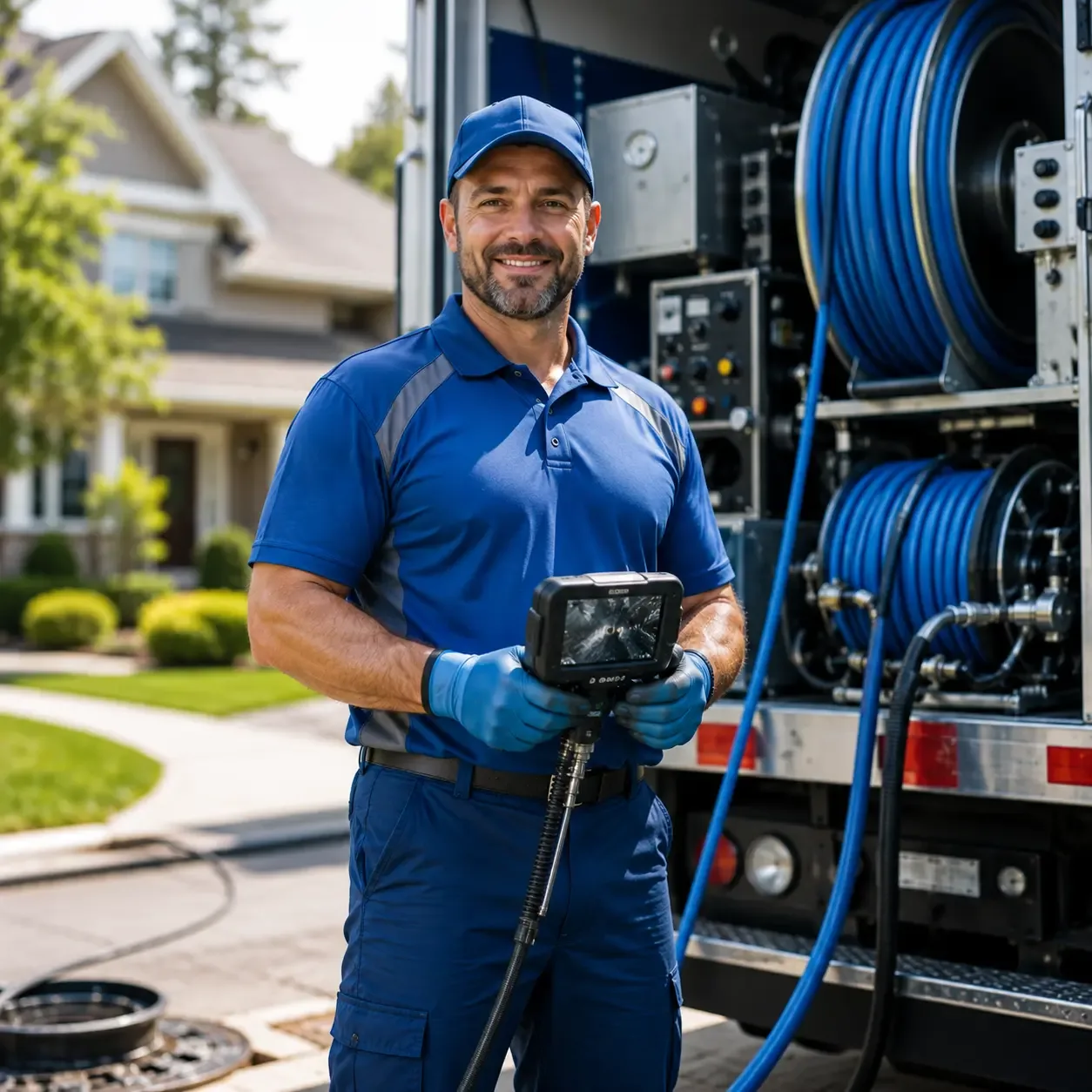 Local outdoor drain cleaning specialists in Wharton, TX
